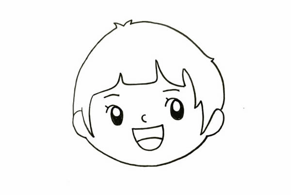 春節(jié)小朋友放鞭炮簡(jiǎn)筆畫