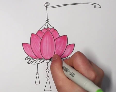 元宵節(jié)花燈簡(jiǎn)筆畫怎么畫