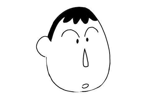 蠟筆小新阿呆簡筆畫教程