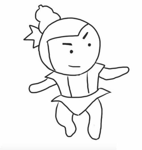 關(guān)于葫蘆娃的簡(jiǎn)筆畫教程