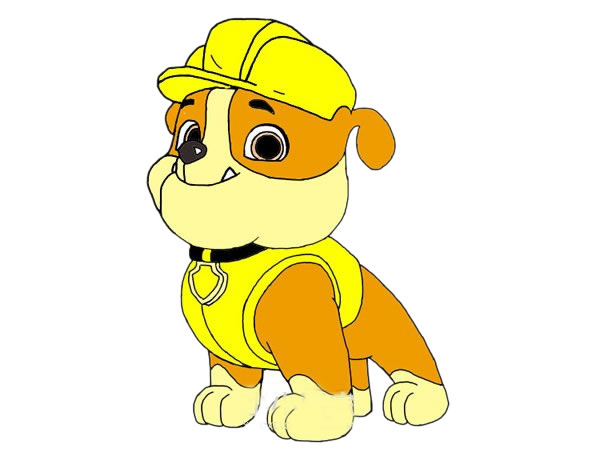 汪汪隊(duì)立大功小礫簡(jiǎn)筆畫步驟