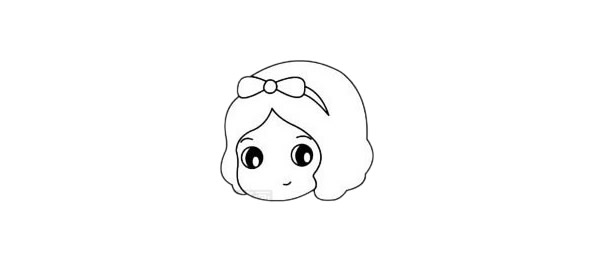 白雪公主簡筆畫的畫法