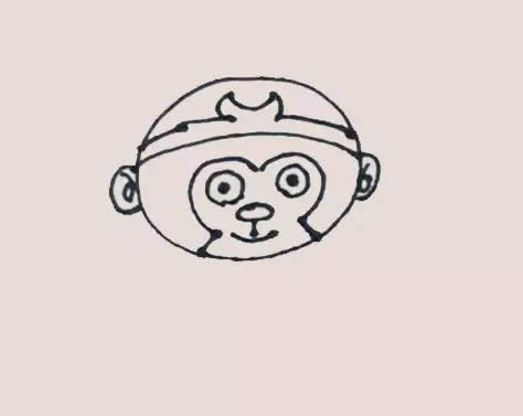 卡通人物孫悟空簡筆畫