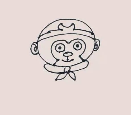 卡通人物孫悟空簡筆畫