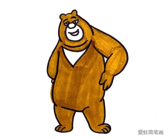 熊二怎么畫最簡單 熊二怎么畫最簡單