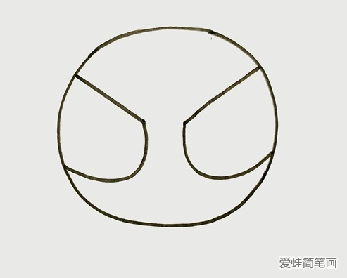 蜘蛛俠兒童簡筆畫 蜘蛛俠兒童簡筆畫