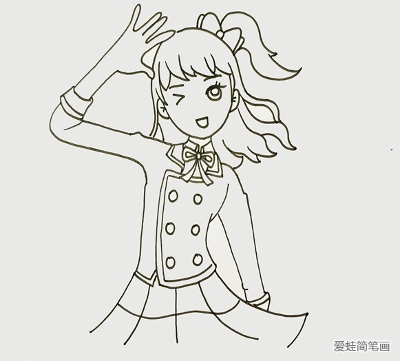 菲夢(mèng)少女簡(jiǎn)筆畫(huà)