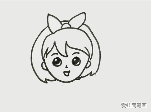 漂亮的漫畫少女簡(jiǎn)筆畫