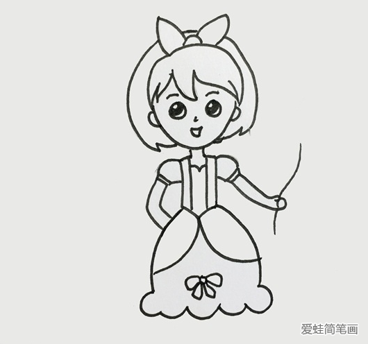 漂亮的漫畫少女簡(jiǎn)筆畫