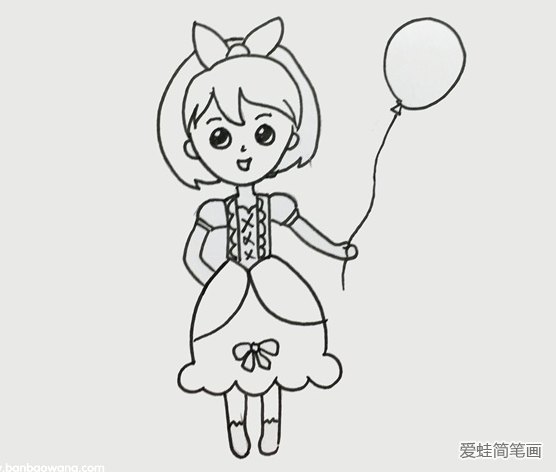 漂亮的漫畫少女簡(jiǎn)筆畫