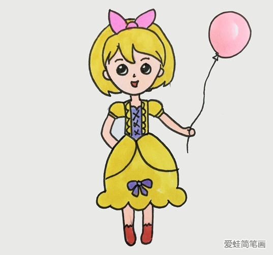 漂亮的漫畫少女簡(jiǎn)筆畫