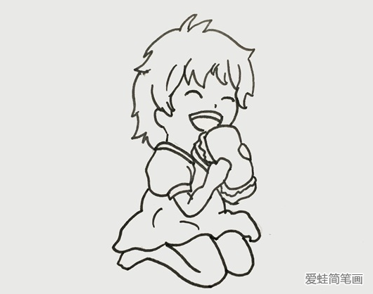 宗介和波妞簡(jiǎn)筆畫步驟