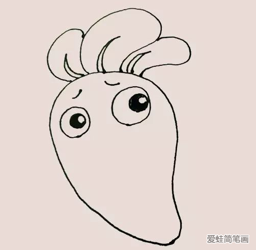 保衛(wèi)蘿卜簡筆畫步驟