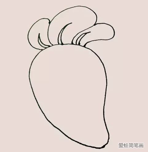 保衛(wèi)蘿卜簡筆畫步驟