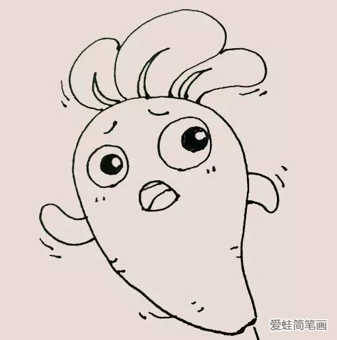 保衛(wèi)蘿卜簡筆畫步驟