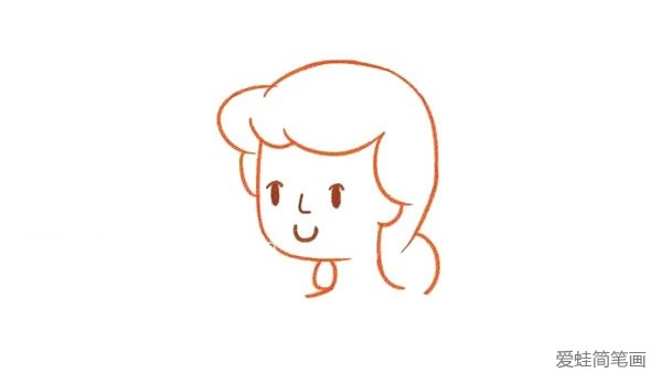 漂亮的灰姑娘簡筆畫