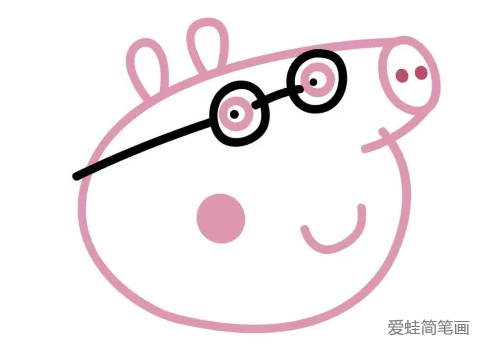 小豬佩奇豬爸爸簡(jiǎn)筆畫教程