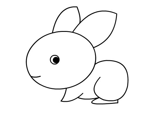 兒童學(xué)畫兔子簡筆畫步驟