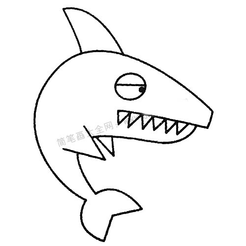 13款關(guān)于鯊魚的簡(jiǎn)筆畫大全 13款關(guān)于鯊魚的簡(jiǎn)筆畫大全