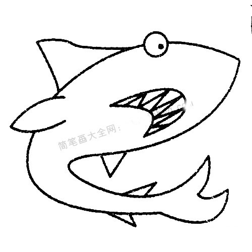 13款關(guān)于鯊魚的簡(jiǎn)筆畫大全 13款關(guān)于鯊魚的簡(jiǎn)筆畫大全