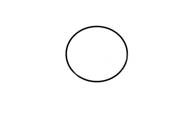 糾結(jié)的大熊貓卡通簡(jiǎn)筆畫