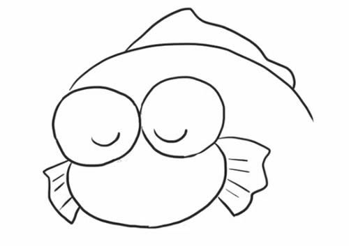 可愛的金魚簡筆畫教程