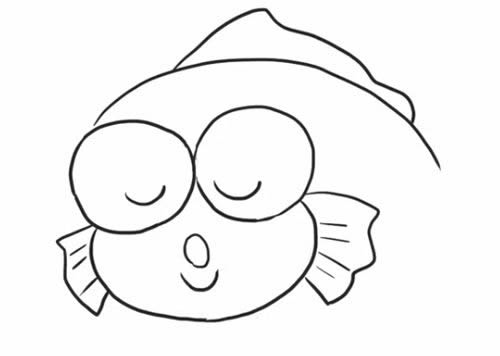 可愛的金魚簡筆畫教程