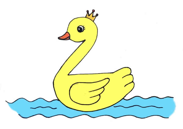 怎么用數字2畫可愛的小鴨子 怎么用數字2畫可愛的小鴨子