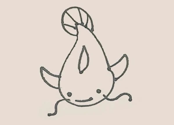 鯰魚(yú)簡(jiǎn)筆畫(huà)教程
