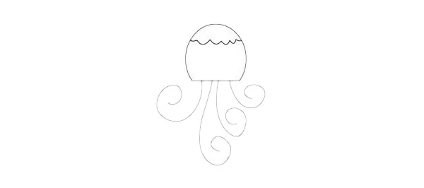 一組關(guān)于水母的簡筆畫大全