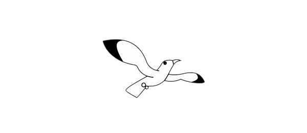 一步步教你畫簡(jiǎn)單的海鷗