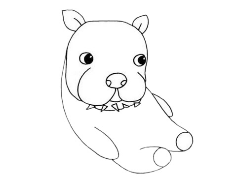 卡通的斗牛犬簡(jiǎn)筆畫(huà) 卡通的斗牛犬簡(jiǎn)筆畫(huà)