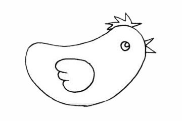 一步步教你畫(huà)簡(jiǎn)單的公雞