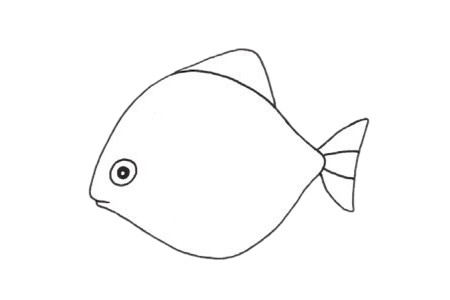 虎皮魚簡筆畫步驟教程
