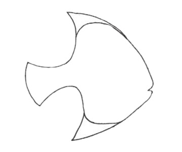 黃鰭鯧簡(jiǎn)筆畫(huà)步驟教程