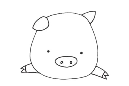 關(guān)于豬頭的簡筆畫
