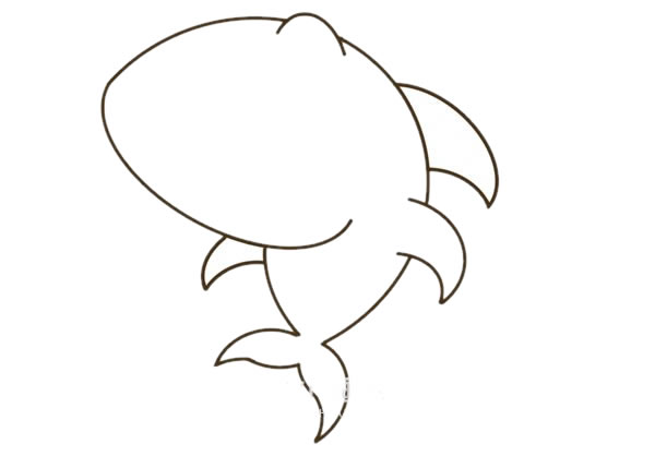 關于鯊魚的卡通簡筆畫 關于鯊魚的卡通簡筆畫