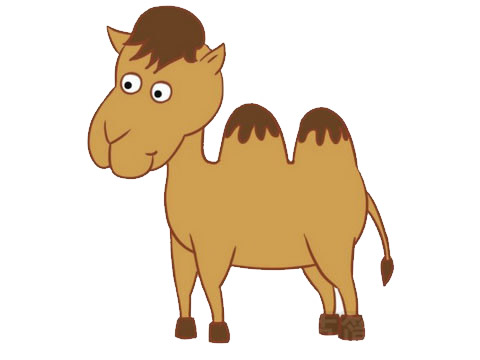 駱駝卡通簡筆畫