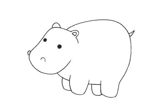 河馬怎么畫(huà)最簡(jiǎn)單 河馬怎么畫(huà)最簡(jiǎn)單