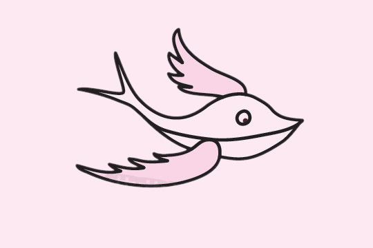 一組關(guān)于燕子的簡筆畫大全