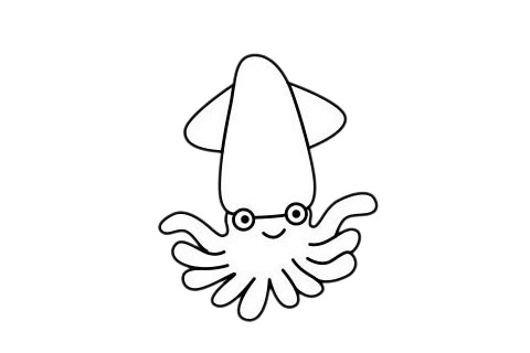 章魚怎么畫最簡單