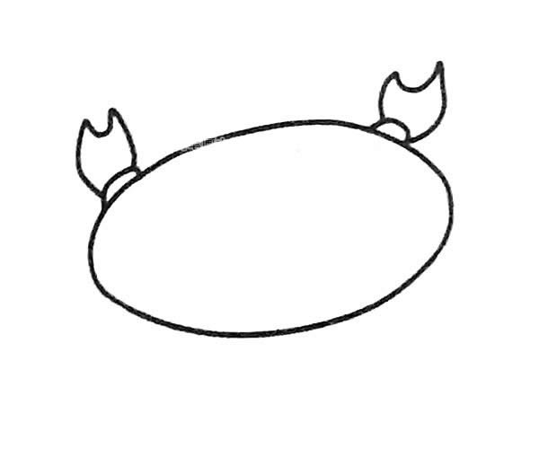 超簡(jiǎn)單的螃蟹簡(jiǎn)筆畫步驟