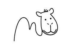 駱駝簡(jiǎn)筆畫步驟