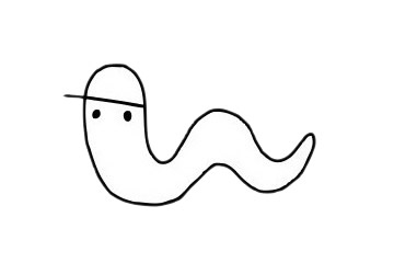 蚯蚓簡(jiǎn)筆畫(huà)簡(jiǎn)單畫(huà)法