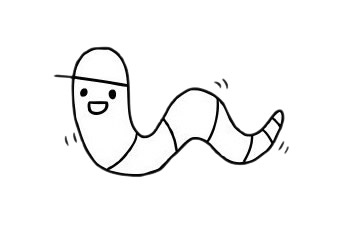 蚯蚓簡(jiǎn)筆畫(huà)簡(jiǎn)單畫(huà)法