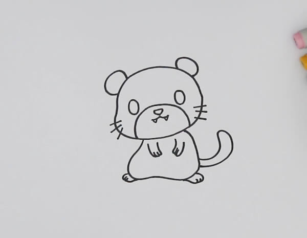 老虎怎么畫(huà)簡(jiǎn)單又可愛(ài)