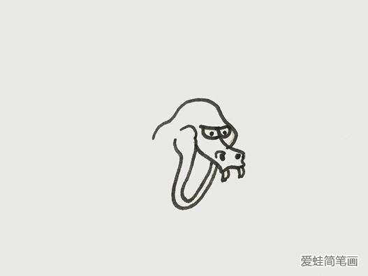 帥氣的飛龍簡筆畫