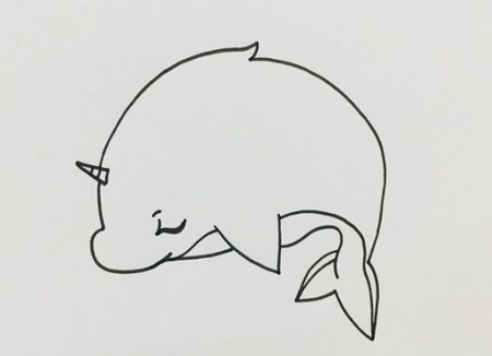 大魚海棠鯤簡筆畫教程