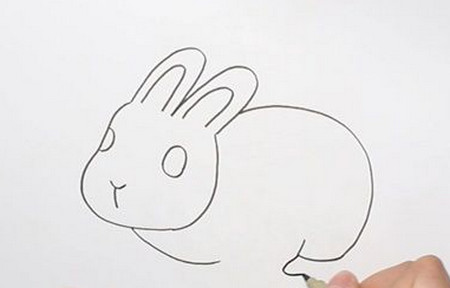 非常可愛的小兔子簡筆畫