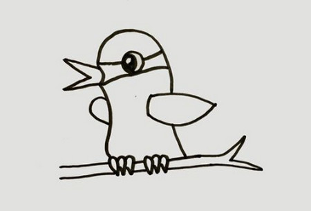 黃鸝鳥簡筆畫怎么畫簡單又漂亮